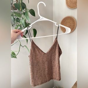 Cheetah Print Tank Top